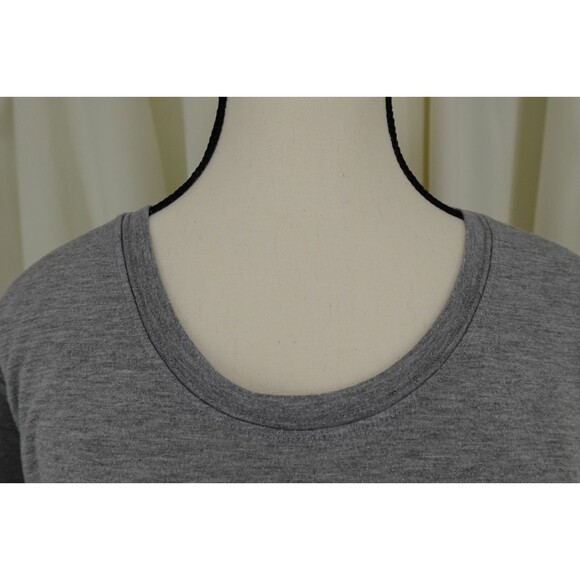 Stranger Things Show Characters Women's Heather Gray Jersey Stripe T-Shirt SZ U - Picture 4 of 8